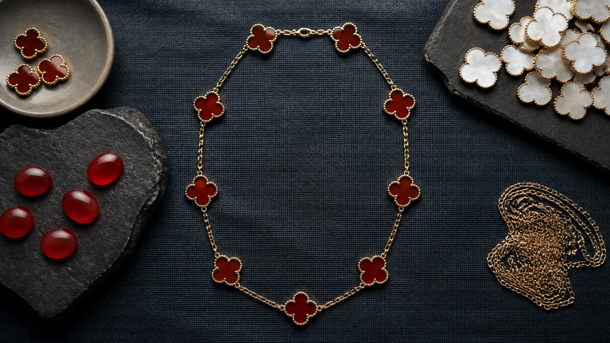 Van Cleef Vintage Alhambra Necklace: Models, Materials, and 2026 Prices