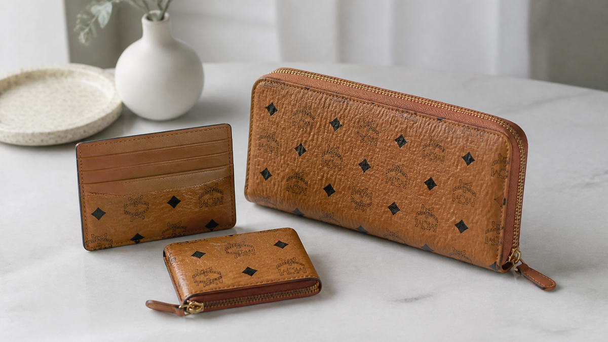 Designer Small Leather Goods Guide: Exploring MCM Visetos Wallets and Luxury Accessories