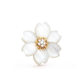 Van Cleef & Arpels Rose de Noël Collection Medium Christmas Rose Brooch