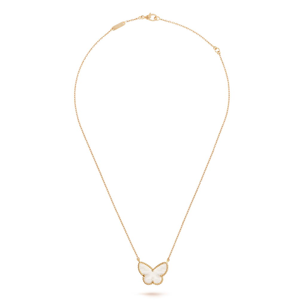 Van Cleef & Arpels Lucky Alhambra butterfly necklace