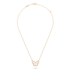 Van Cleef & Arpels Lucky Alhambra butterfly necklace