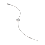 Van Cleef & Arpels Sweet Alhambra Collection Single Flower Full Diamond Bracelet