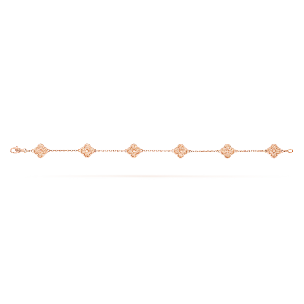 Van Cleef & Arpels Sweet Alhambra Six-Flower Bracelet