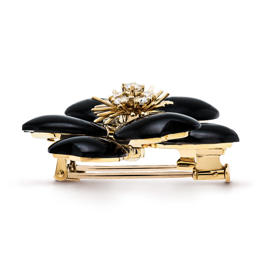 Van Cleef & Arpels Rose de Noël Collection Medium Christmas Rose Brooch
