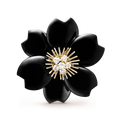 Van Cleef & Arpels Rose de Noël Collection Medium Christmas Rose Brooch
