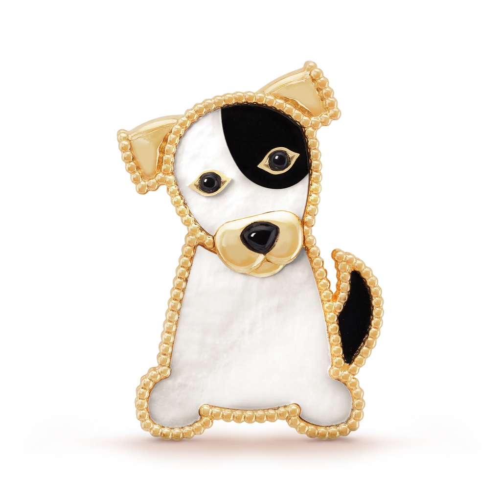 Van Cleef & Arpels Lucky Animals collection puppy brooch