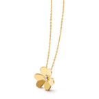 Van Cleef & Arpels Frivole Collection Three-Petal Flower Diamond Necklace