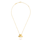 Van Cleef & Arpels Frivole Collection Three-Petal Flower Diamond Necklace
