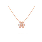 Van Cleef & Arpels Frivole collection clover necklace