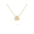 Van Cleef & Arpels Frivole collection clover necklace