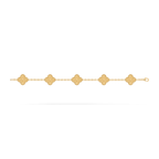 Van Cleef & Arpels Vintage Alhambra Five-Flower Bracelet