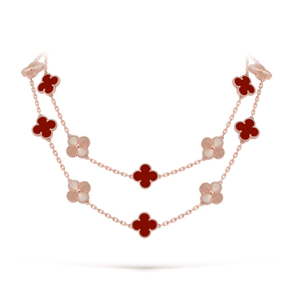 Van Cleef & Arpels Vintage Alhambra Twenty-Flower Long Necklace