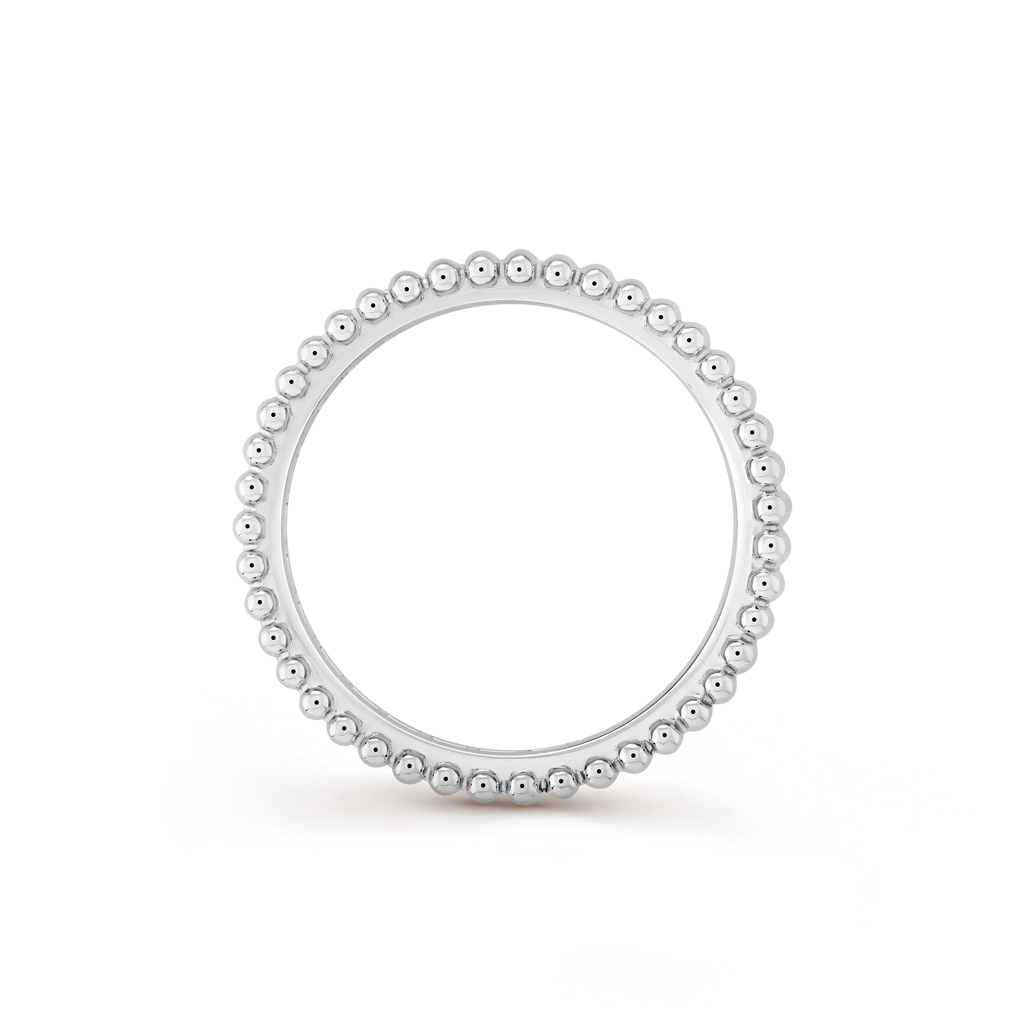 Van Cleef & Arpels Perlée collection full diamond ring