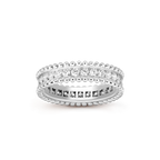 Van Cleef & Arpels Perlée collection full diamond ring