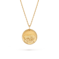Van Cleef & Arpels Zodiaque Poetic Astrology Collection Aries Gold Coin Pendant