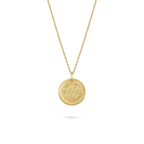 Van Cleef & Arpels Zodiaque Scorpio Gold Coin Necklace