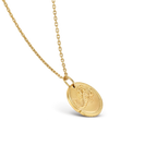 Van Cleef & Arpels Zodiaque Scorpio Gold Coin Necklace