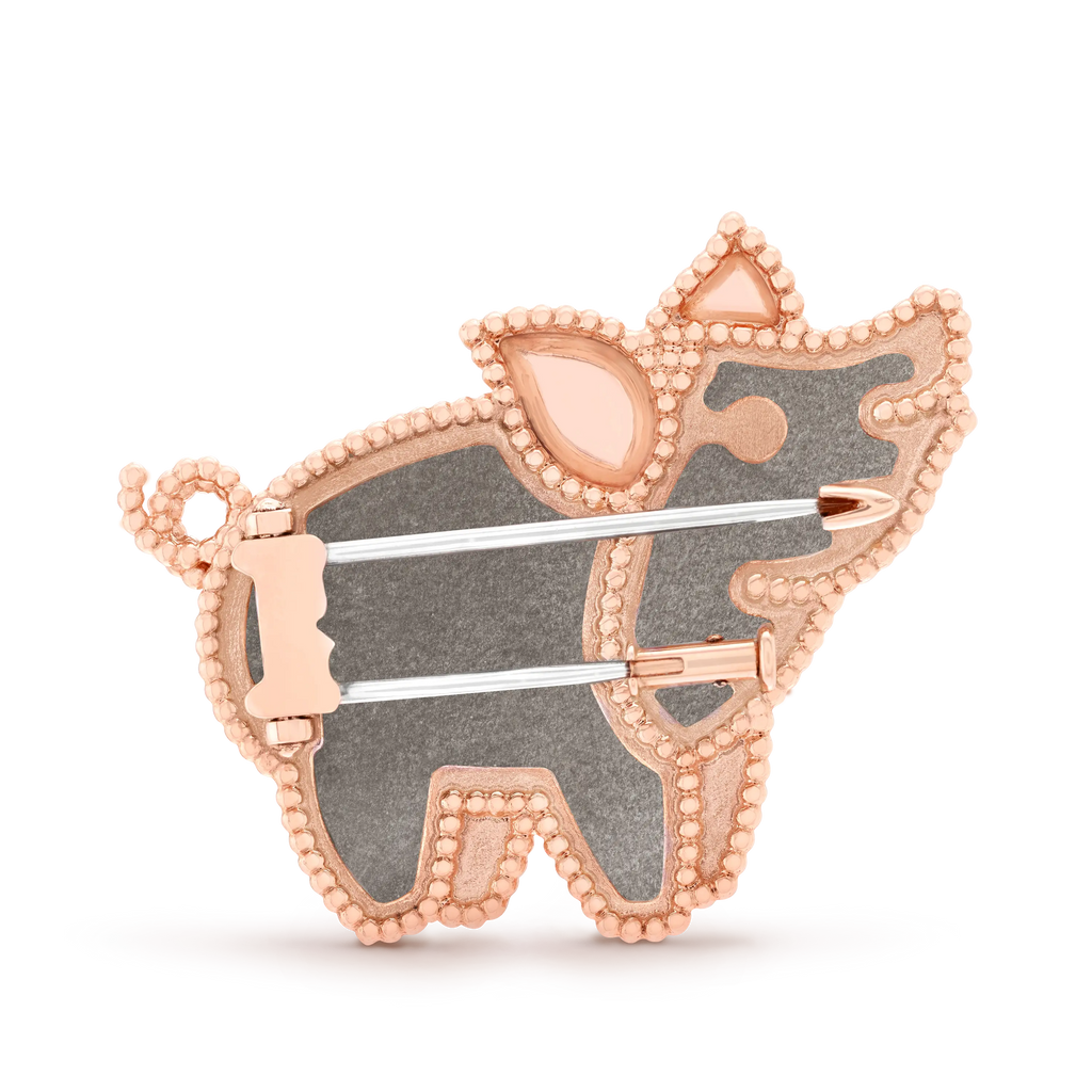 Van Cleef & Arpels Lucky Animals collection pig brooch