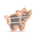 Van Cleef & Arpels Lucky Animals collection pig brooch