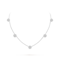 Van Cleef & Arpels Fleurette Collection Five-Diamond Floral Necklace