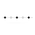 Van Cleef & Arpels Vintage Alhambra Five-Flower Bracelet
