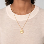Van Cleef & Arpels Zodiaque Scorpio Gold Coin Necklace
