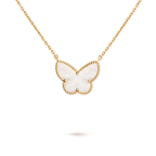 Van Cleef & Arpels Lucky Alhambra butterfly necklace