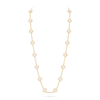 Van Cleef & Arpels Vintage Alhambra Collection 20-Flower Long Necklace