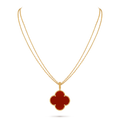Van Cleef & Arpels Magic Alhambra Carnelian Long Necklace
