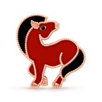 Van Cleef & Arpels Lucky Animals series pony brooch