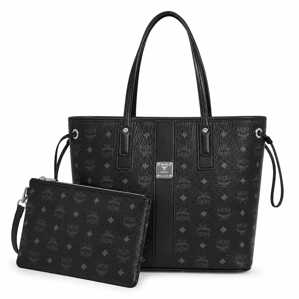MCM Liz Series Medium Reversible Tote with Pouch