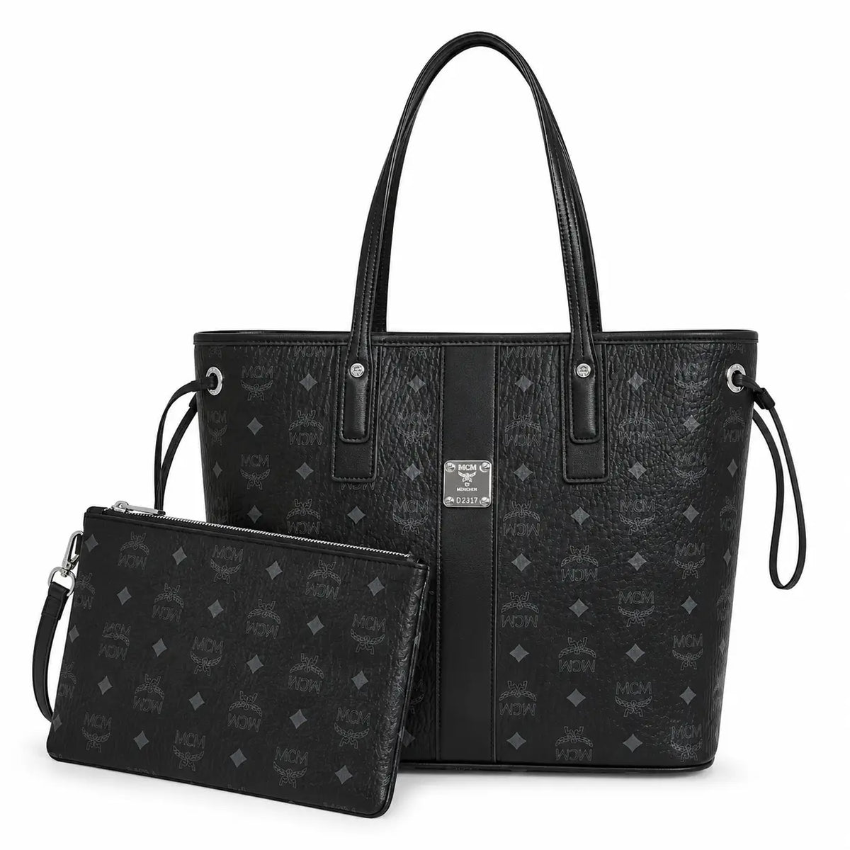 MCM Liz Series Medium Reversible Tote with Pouch