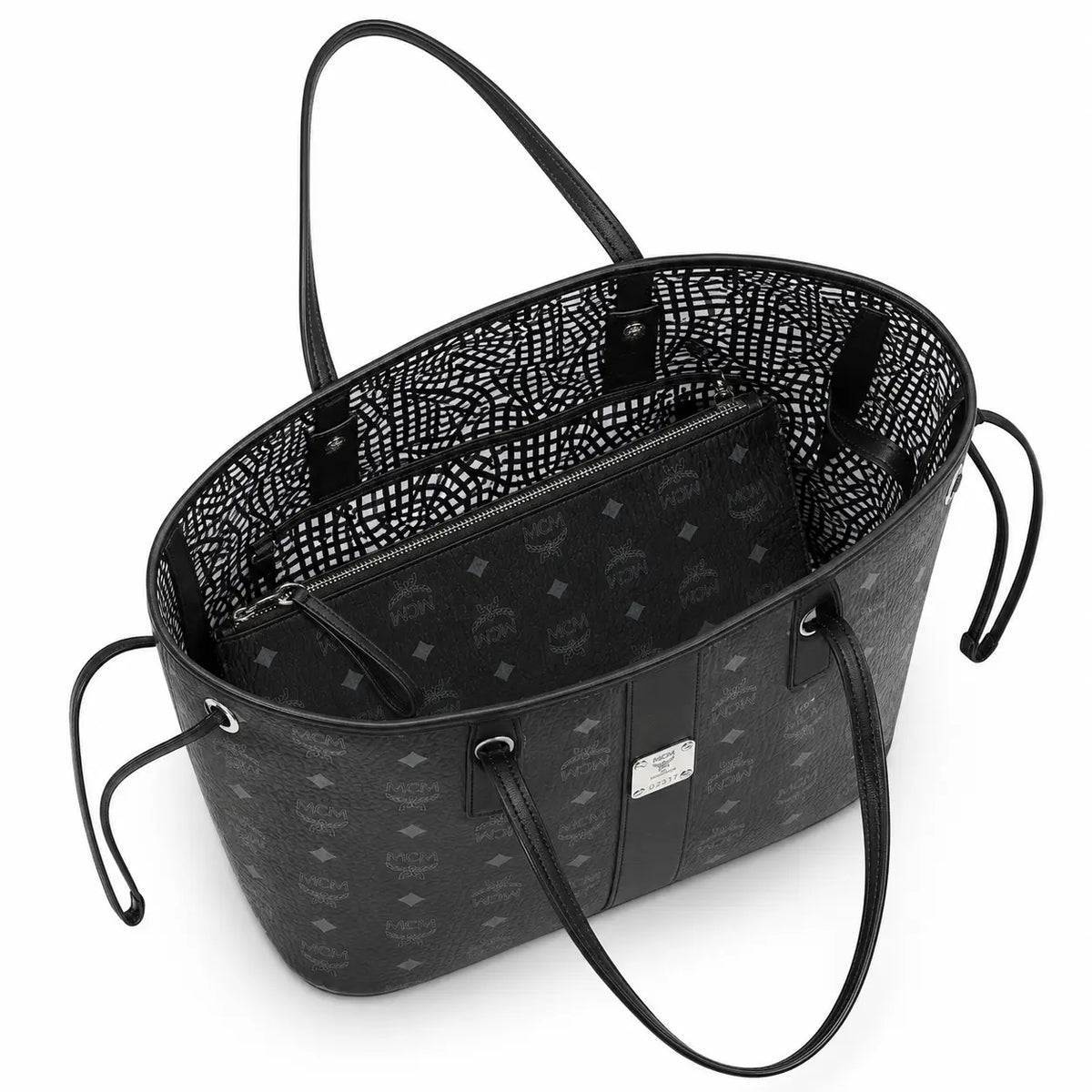 MCM Liz Series Medium Reversible Tote with Pouch