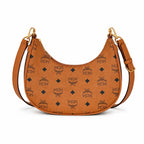 MCM Aren Crescent Shoulder Bag