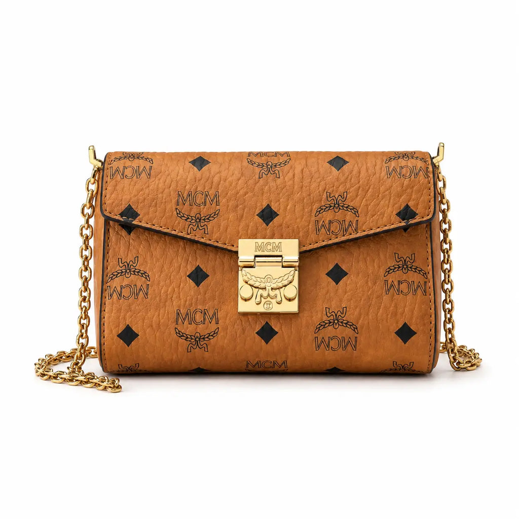 MCM Tracy Series Small Envelope Chain Bag