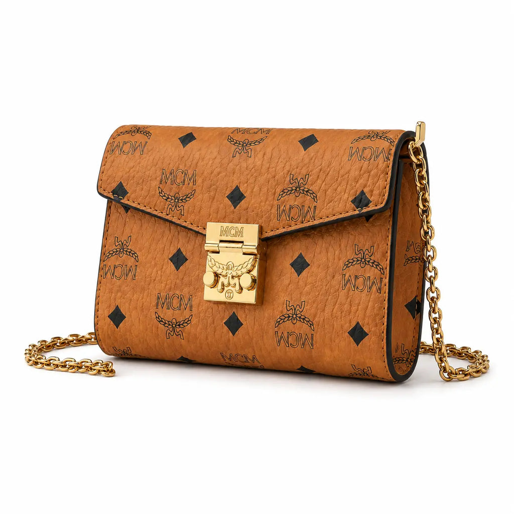 MCM Tracy Series Small Envelope Chain Bag