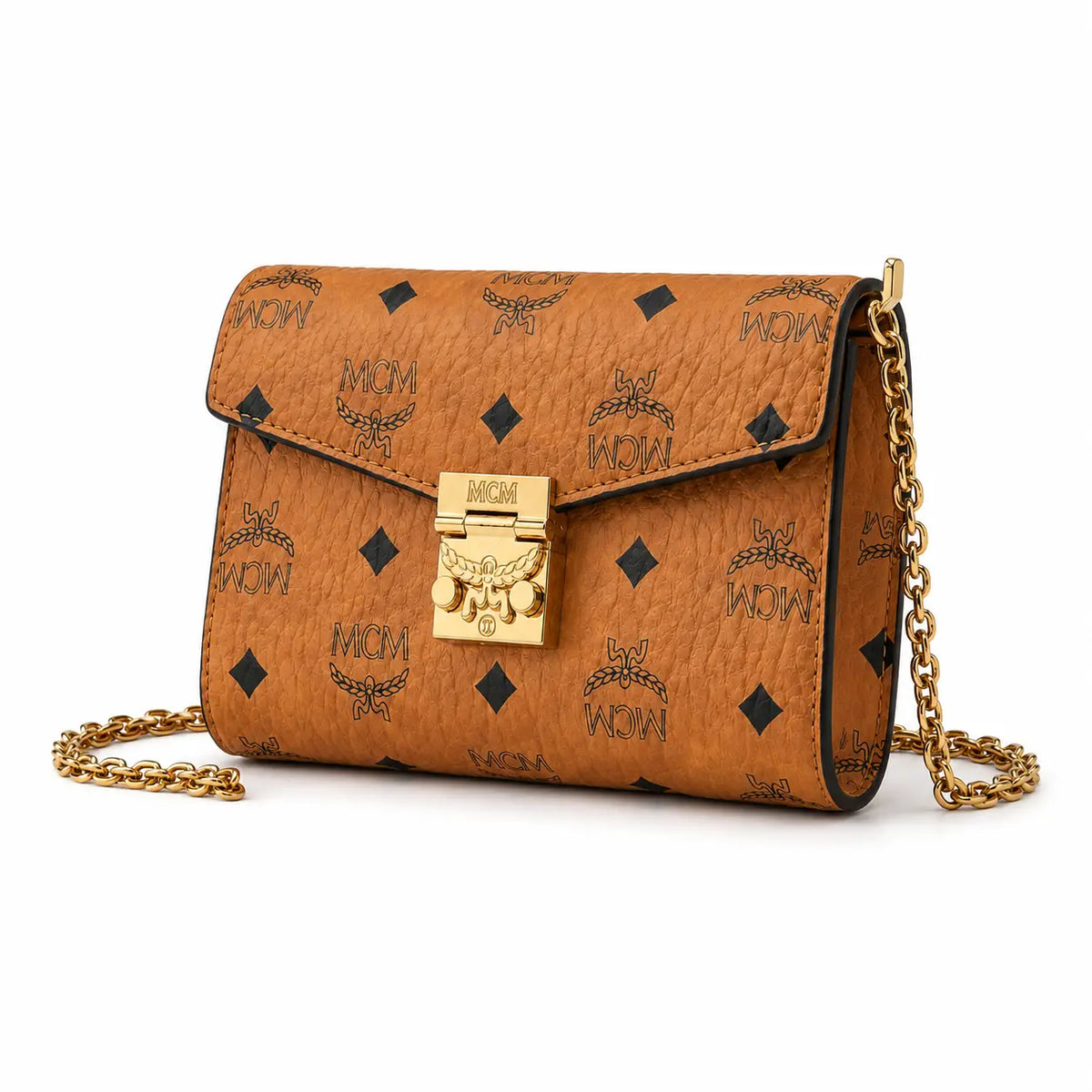 MCM Tracy Series Small Envelope Chain Bag