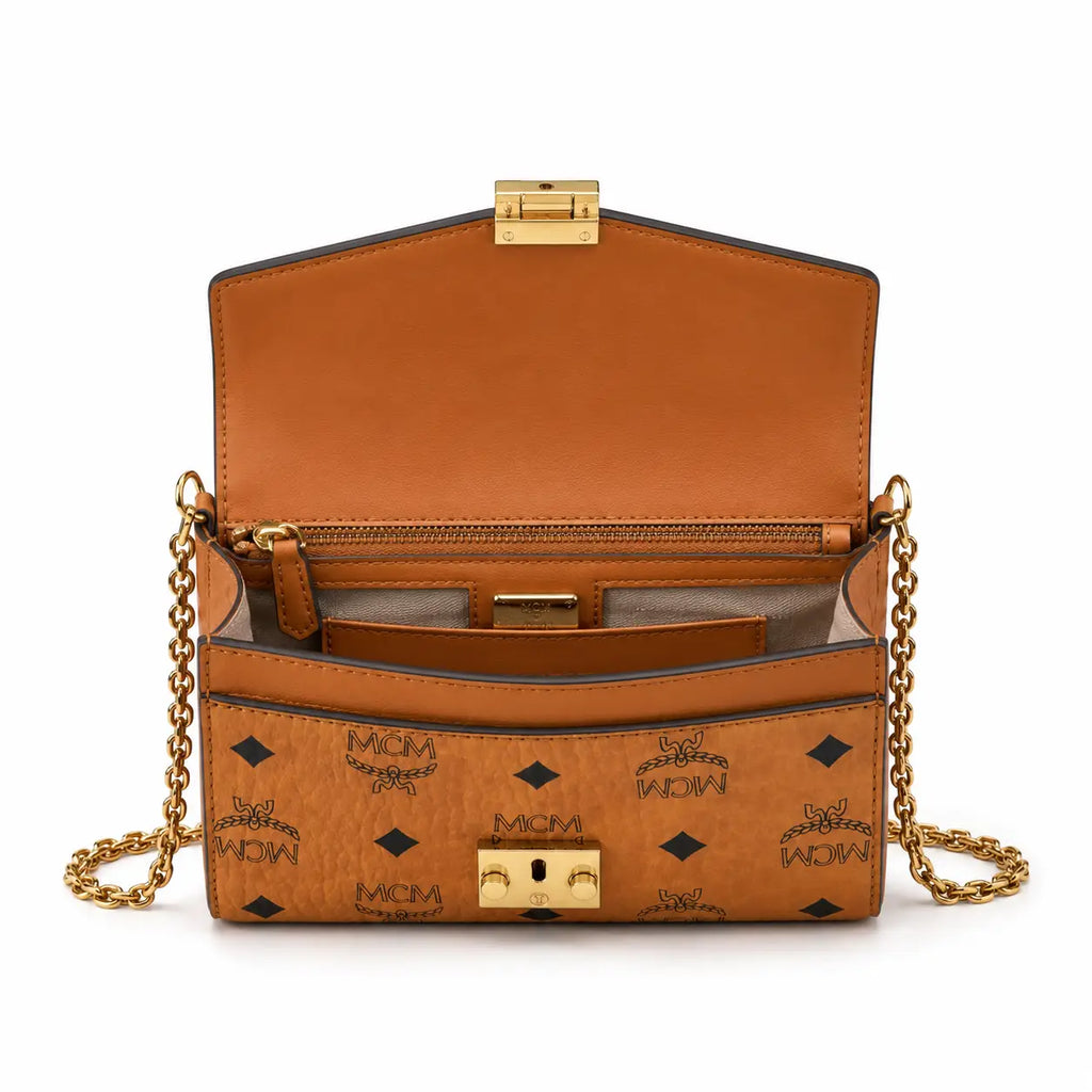 MCM Tracy Series Small Envelope Chain Bag