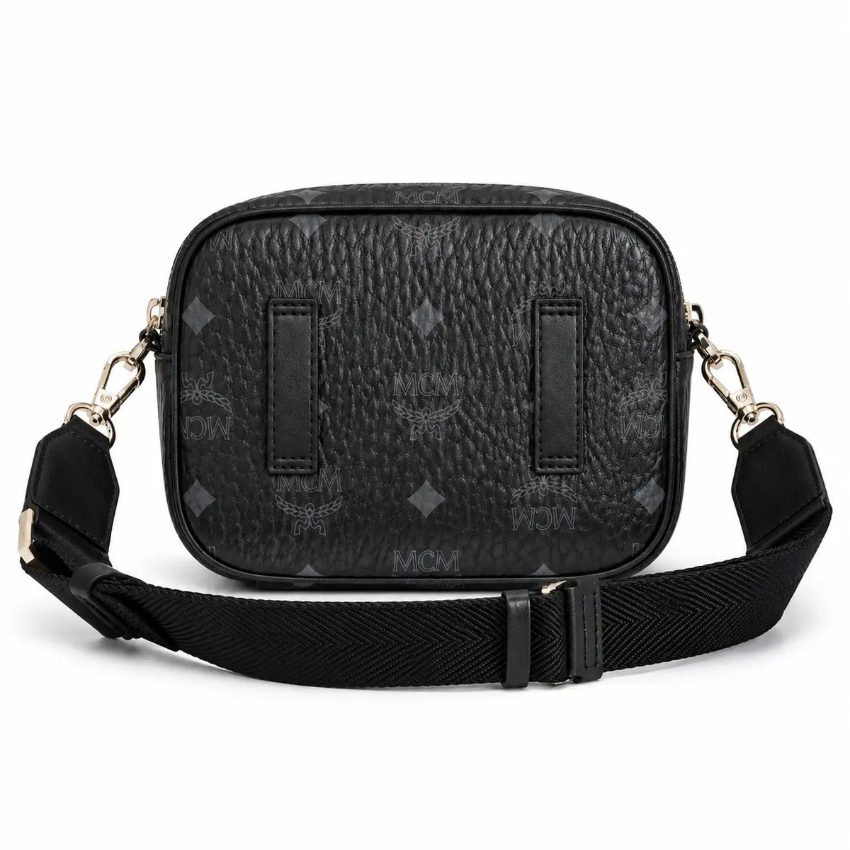 MCM Aren Series Black Camera Bag