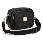 MCM Aren Series Black Camera Bag