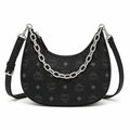 MCM Aren Crescent Bag