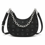 MCM Aren Crescent Bag