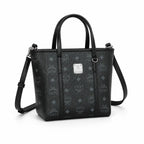 MCM Toni Visetos Mini Basket Tote Bag