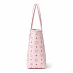 MCM Liz Visetos Series Pink Tote Bag