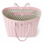 MCM Liz Visetos Series Pink Tote Bag