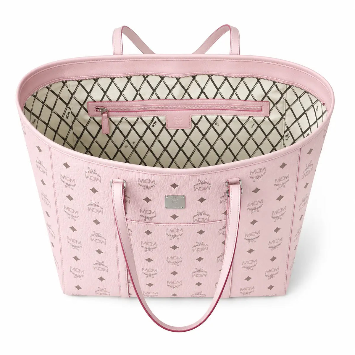 MCM Liz Visetos Series Pink Tote Bag