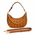 MCM Aren Crescent Bag