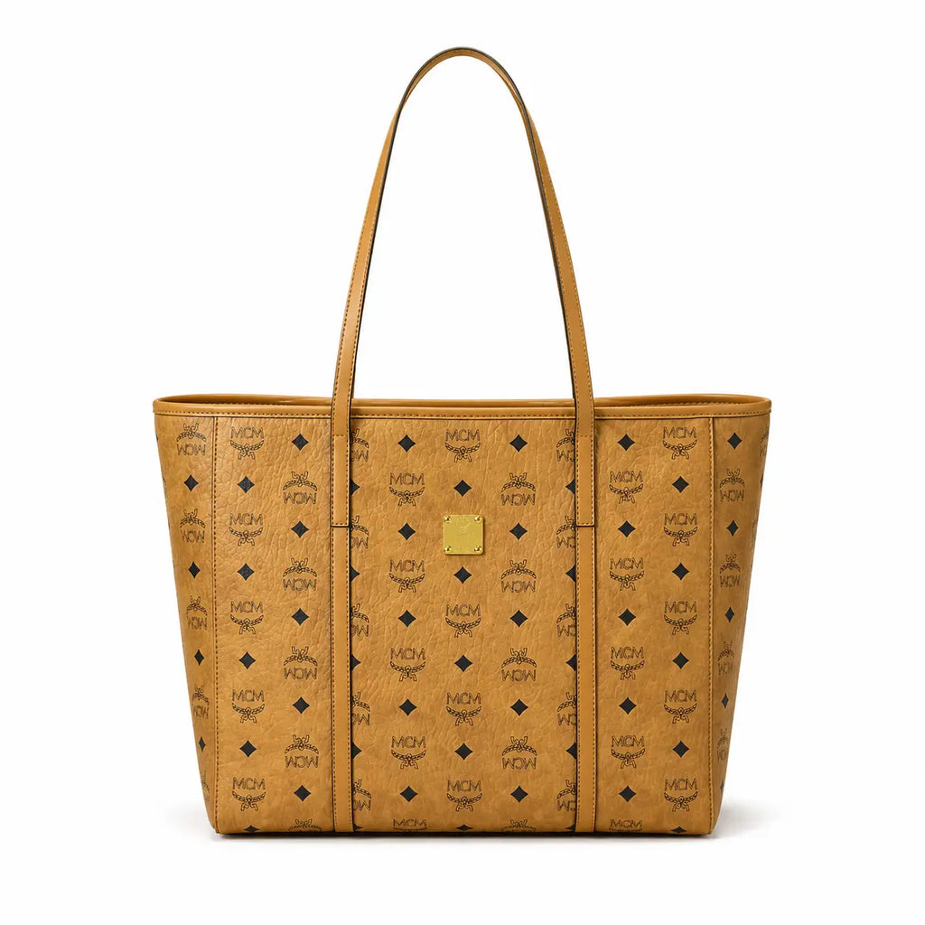 MCM Toni Visetos Medium Tote Bag