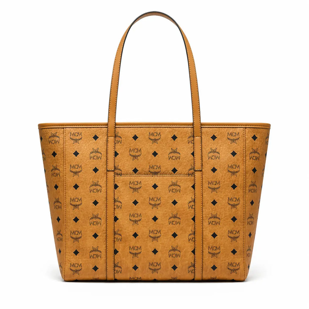 MCM Toni Visetos Medium Tote Bag