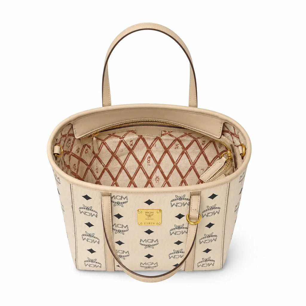 MCM Toni Visetos Series Mini Basket Tote Bag